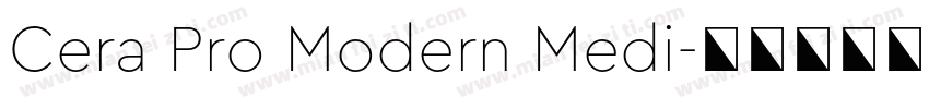 Cera Pro Modern Medi字体转换